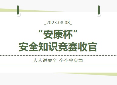 2023年广日电气“安康杯”安全知识竞赛完美收官